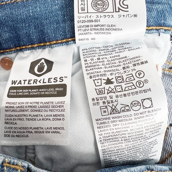 Levi’s Hi-Ball Roll Logo Stripe Denim Jeans Streetwear Men's Retro Graphic Style - Picture 7 of 11